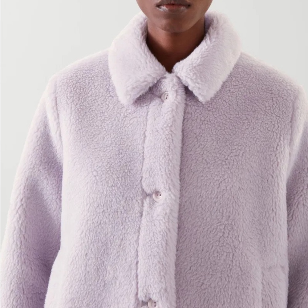 COS Sherpa fuzzy jacket - Picture 3 of 15